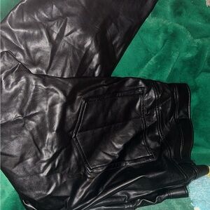 NWT Abercrombie faux leather pants
